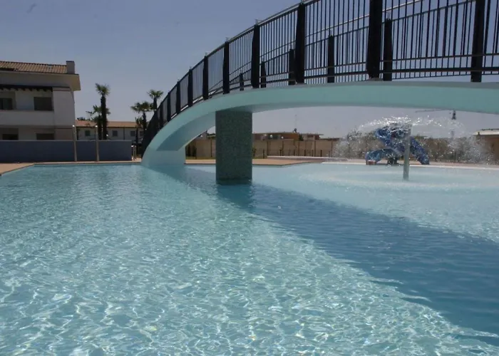 Elegant Pool-front Flat With Fenced Garden Bibione